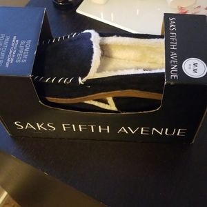 Saks Fifth Avenue Memory Foam Slippers